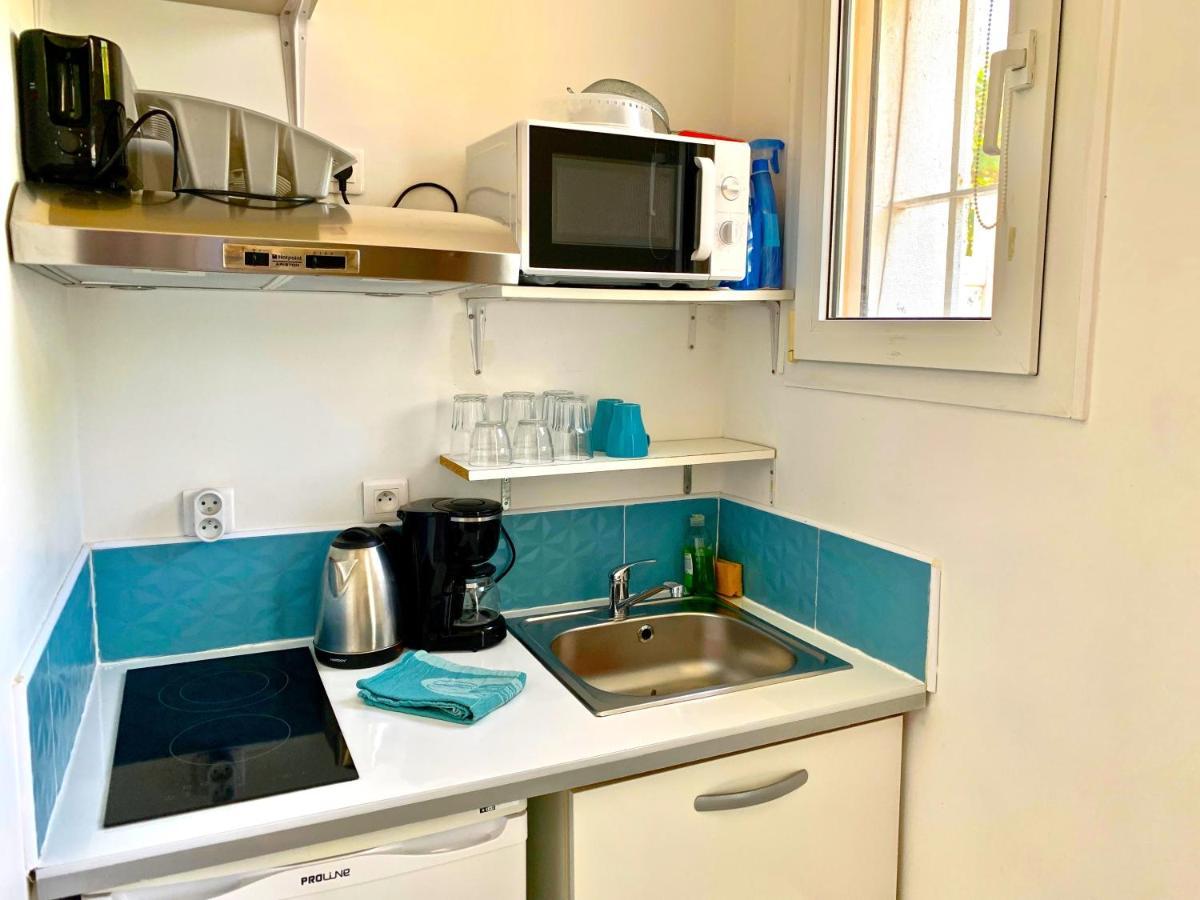 Blue Summer Vibes Mini Studio For Two, Ac, Parking, Beach At 50M, Spa Access -2 La Ciotat Dış mekan fotoğraf